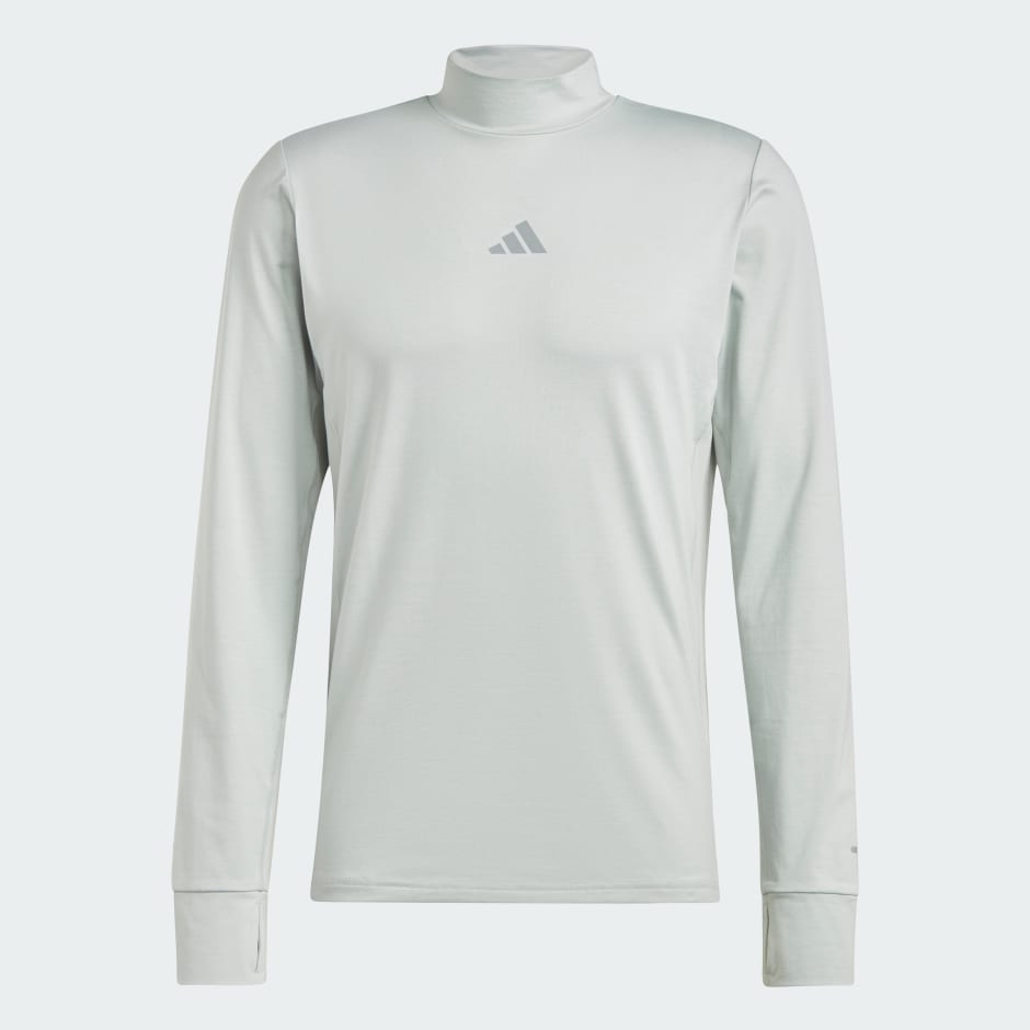 Men's Clothing - Ultimate Long Sleeve Tee - Grey | adidas Saudi Arabia