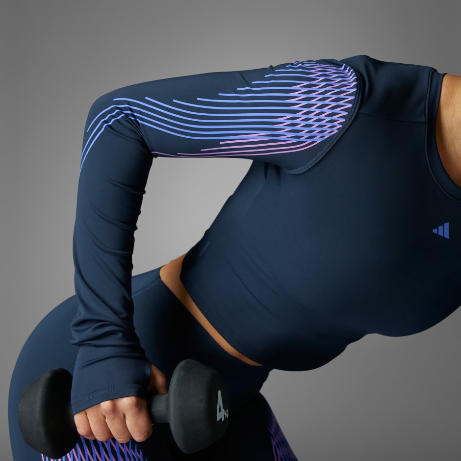 Pro Series Training Long Sleeve Crop Top