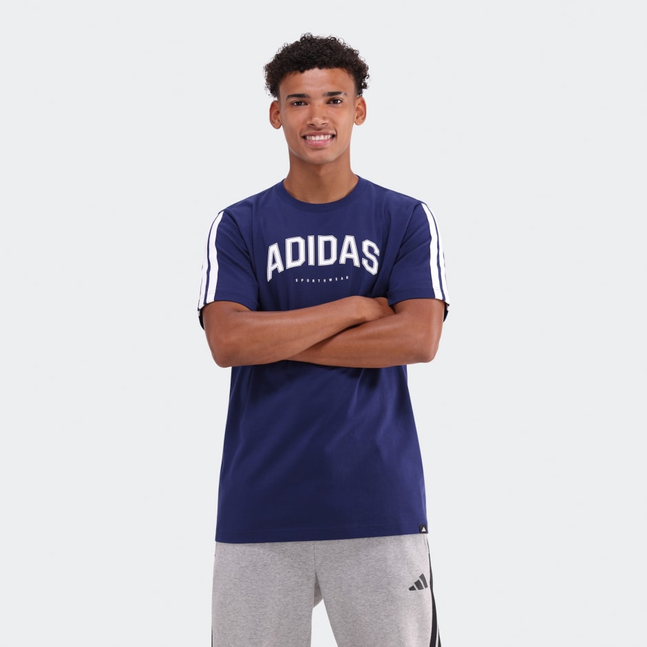 Codes Collegiate Linear Graphic Tee