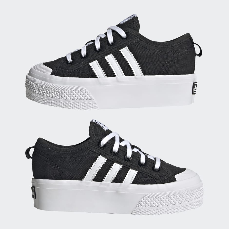 adidas Nizza Platform Shoes - Black | adidas UAE