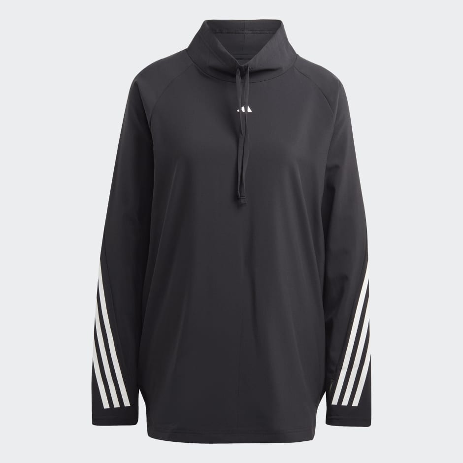 adidas Train Icons Full-Cover Top - Black | adidas UAE