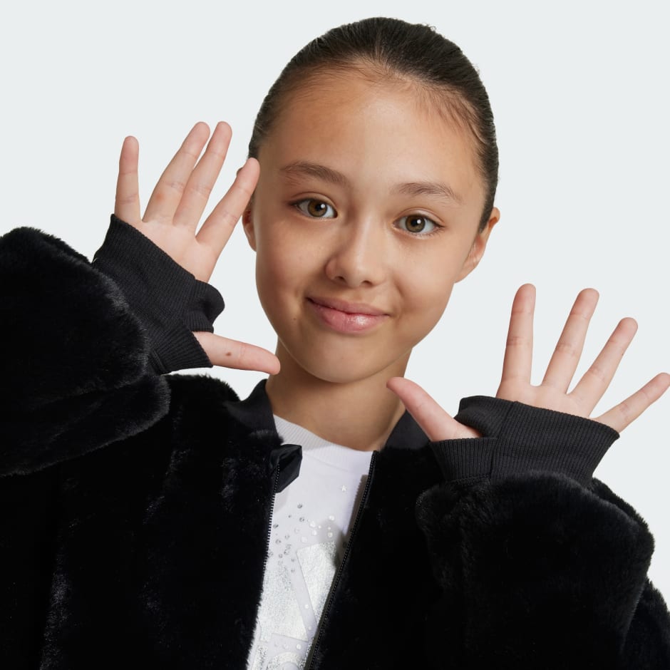 جاكيت للفتيات Glam Fur Bomber