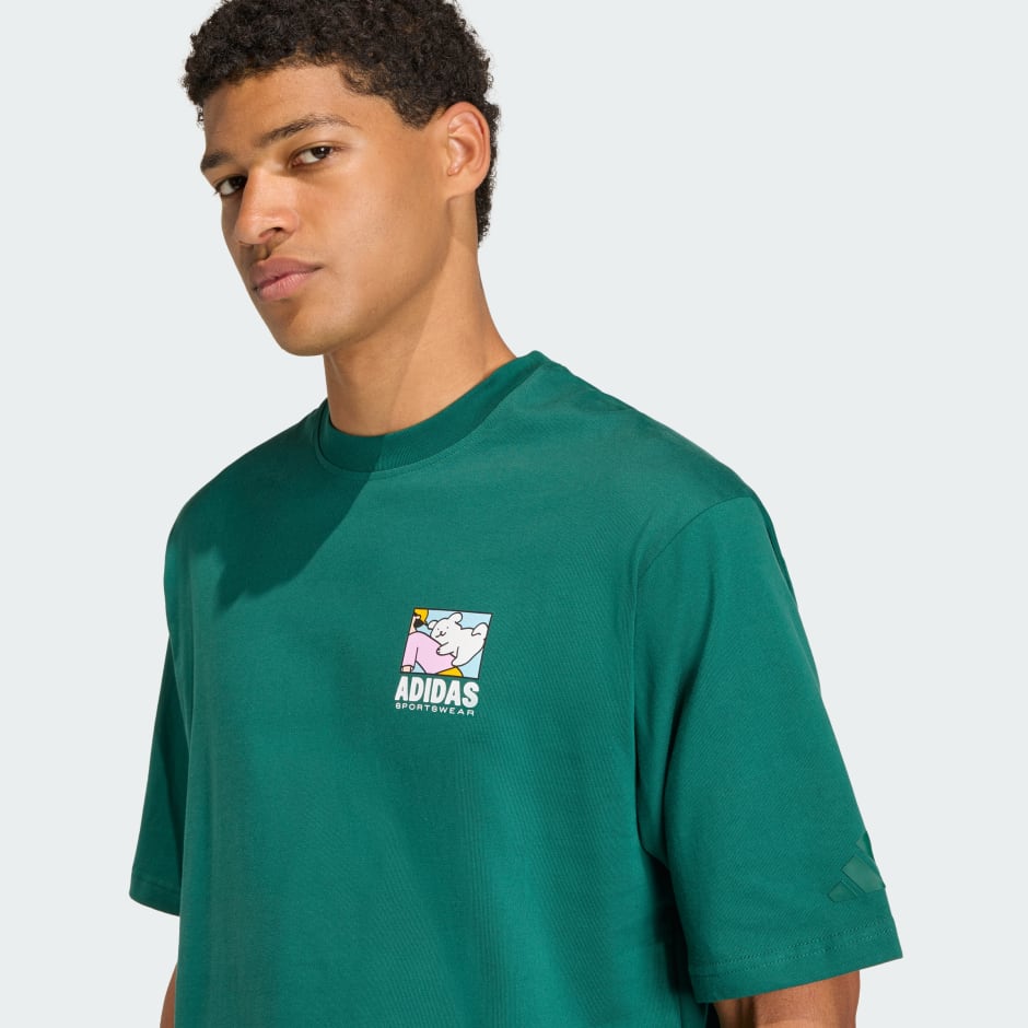 ANIMAL POP BIKE GRAPHIC T-SHIRT