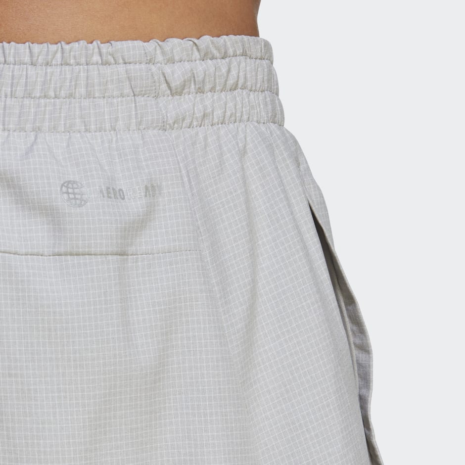 Men's Clothing - Own the Run Heather Shorts - Grey | adidas Egypt