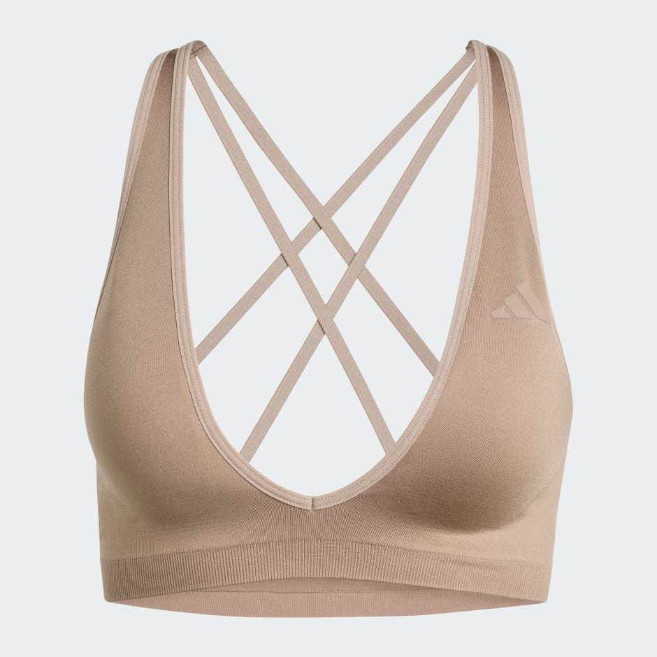 Pleteni grudnjak s laganom razinom potpore Workout Essentials