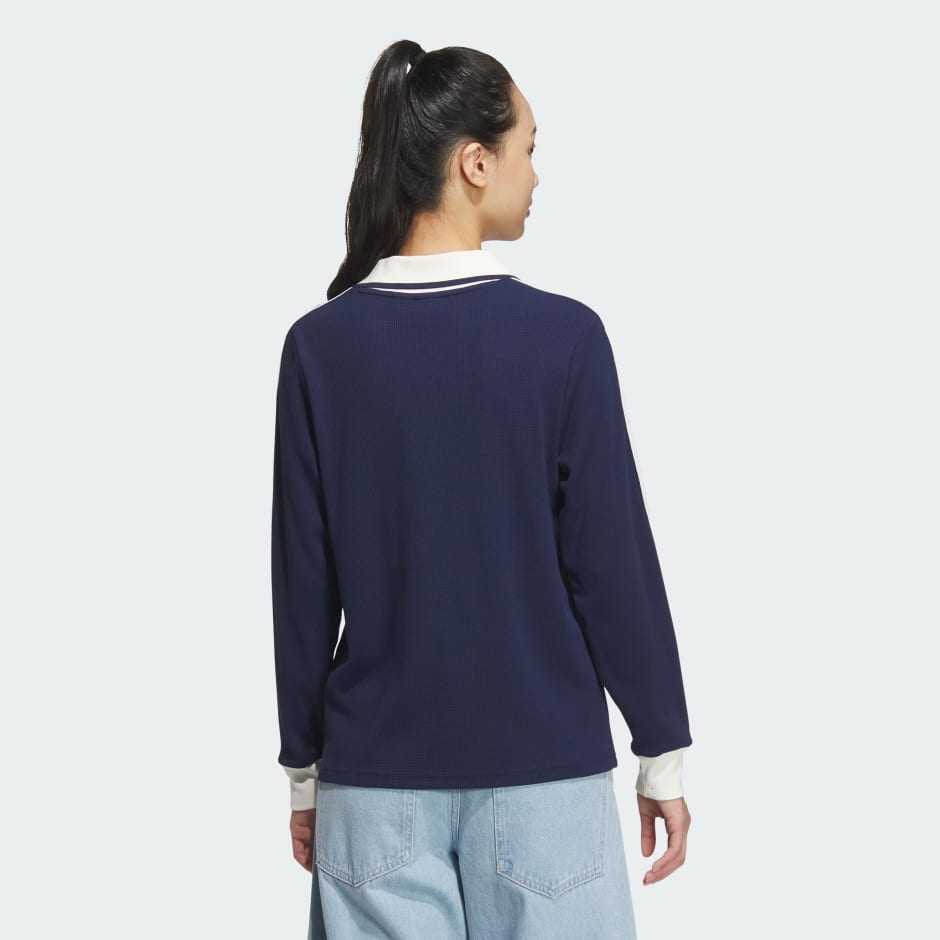 ★adidas★ Retro Sports Sporty Club Long Sleeve Tee JM8012 Retro Sport Sporty Club Long Sleeves Tee - Blue | adidas