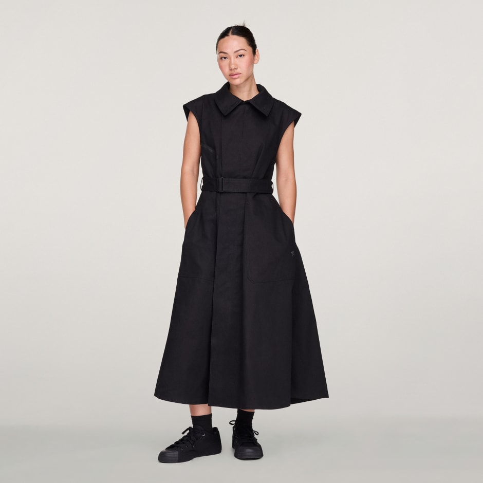 Rochie din twill Y-3 UT