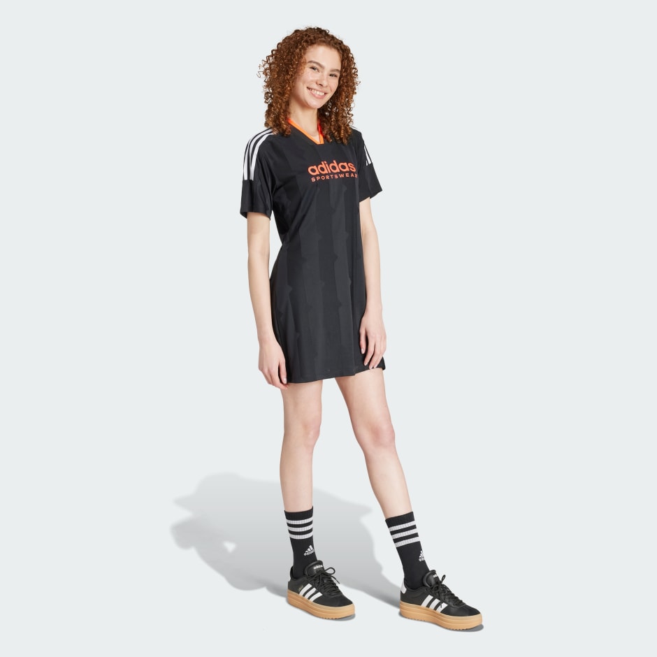 Tiro Cut 3-Stripes Jacquard Tee Dress