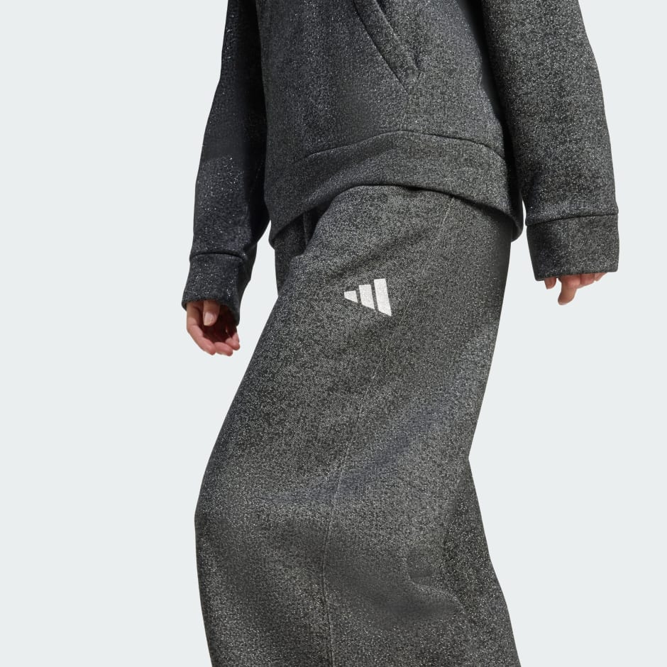ALL SZN Holiday Glitter Fleece Loose Pants