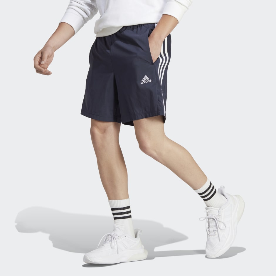 Men's Clothing - AEROREADY Essentials Chelsea 3-Stripes Shorts - Blue ...