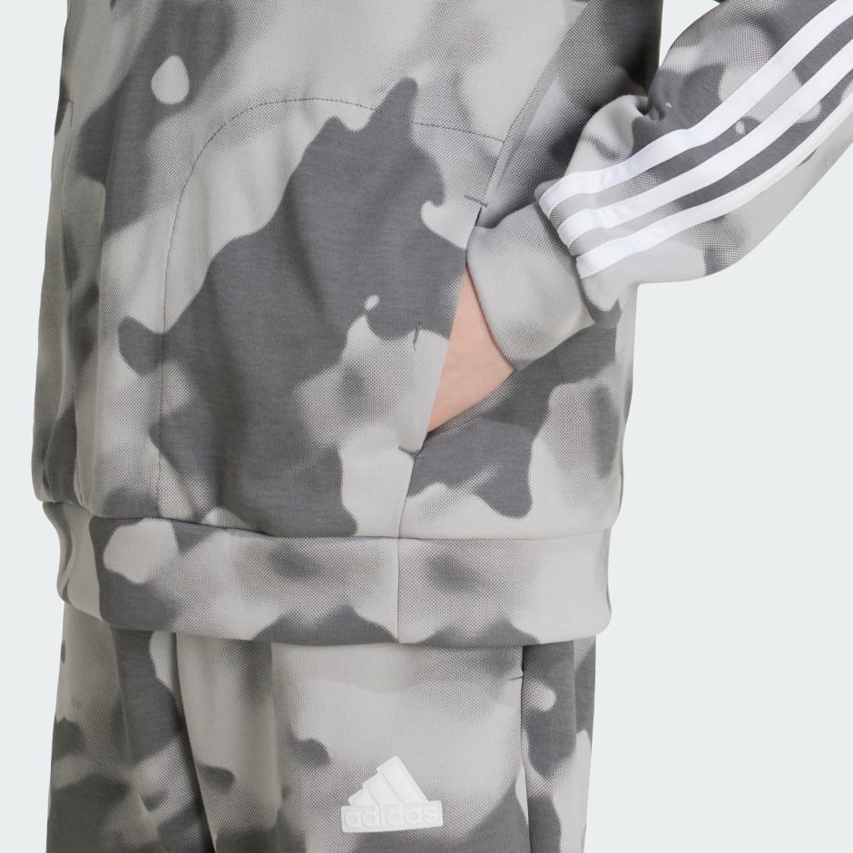 Sweat-shirt à capuche imprimé camo Future Icons Enfants