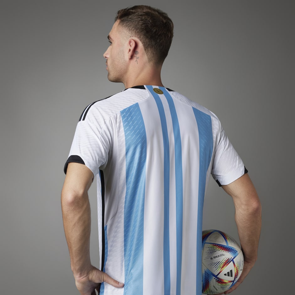 Argentina 22 Home Authentic Jersey