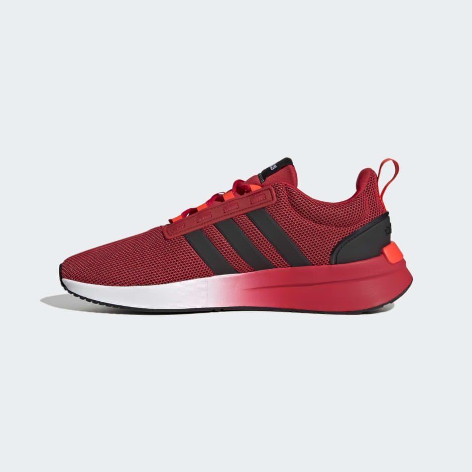 Adidas neo hotsell rojas hombre