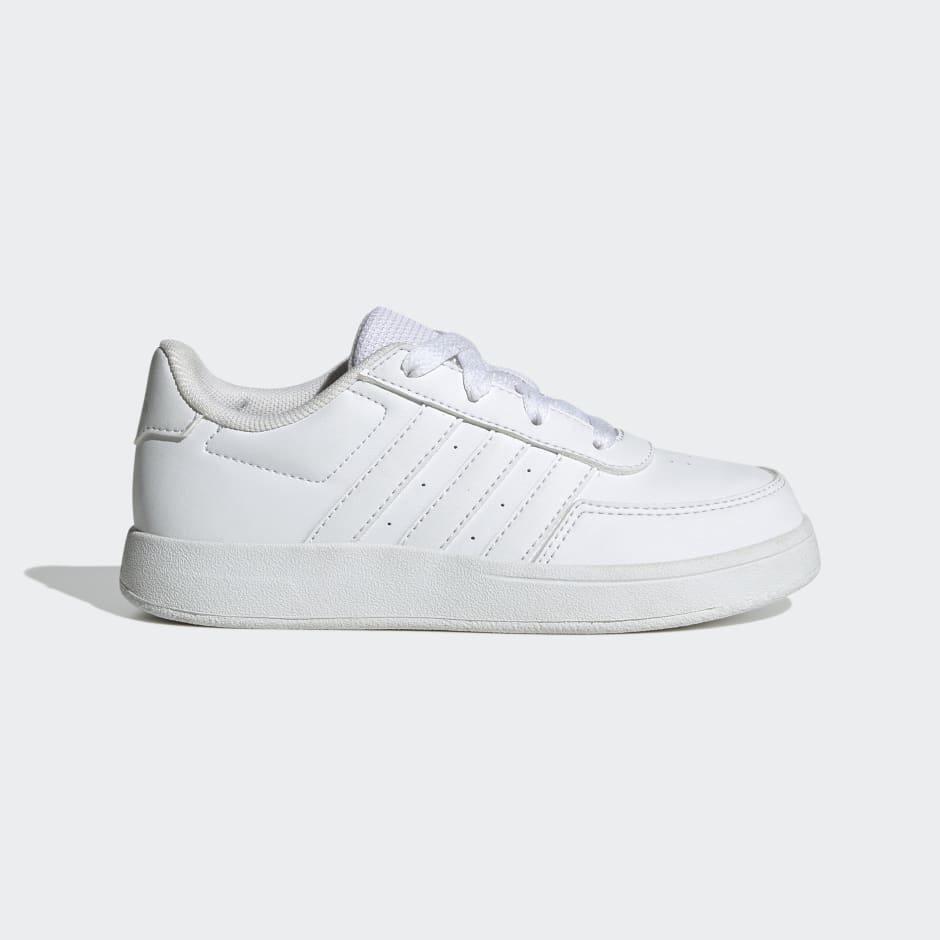 Kids Shoes - Breaknet Lifestyle Court Lace Shoes - White | adidas Kuwait