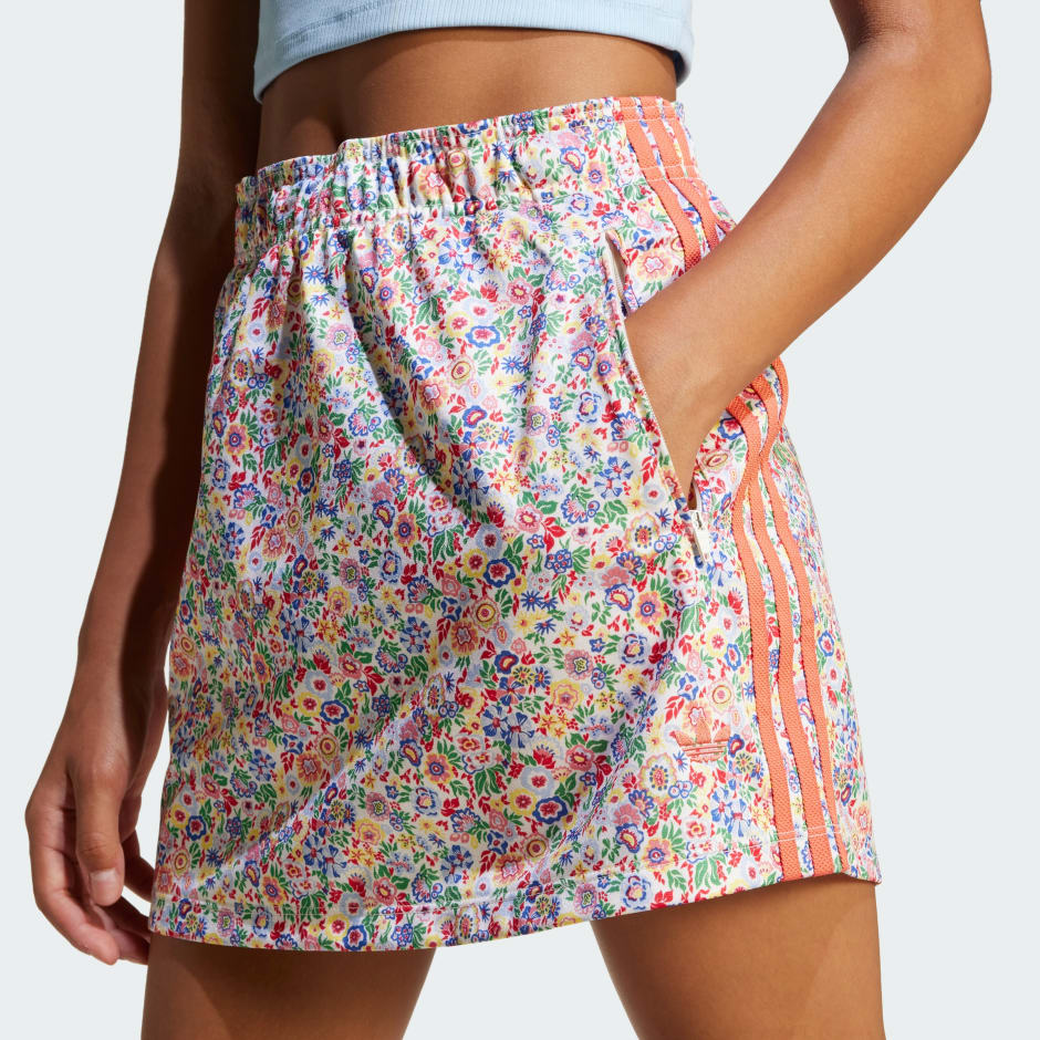 Adidas Originals x Liberty London 青少年半截裙