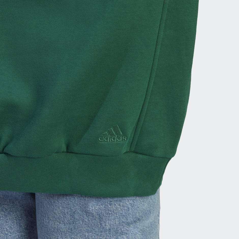 Women's Clothing - ALL SZN Fleece Graphic Sweatshirt - Green | adidas Saudi  Arabia