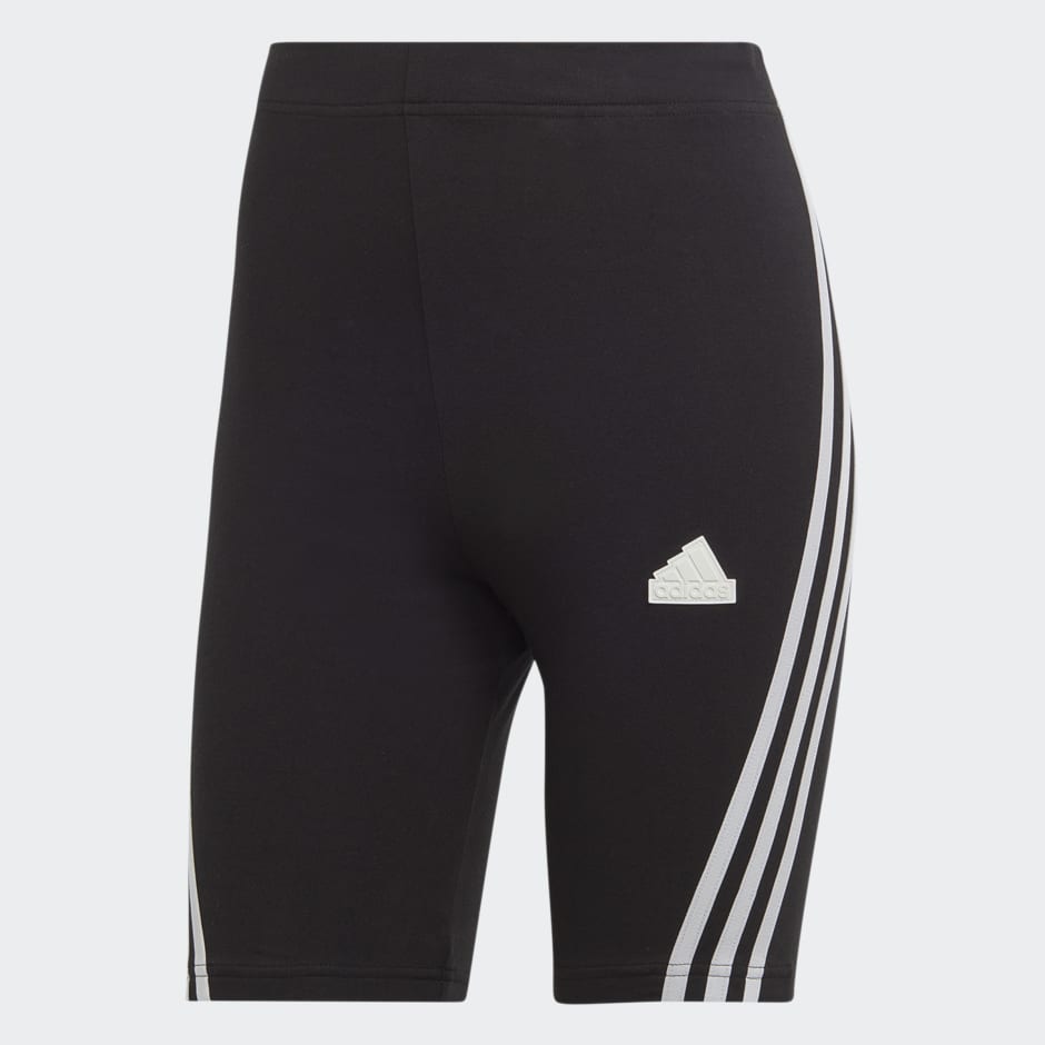 adidas Future Icons 3-Stripes Bike Shorts - Black | adidas UAE