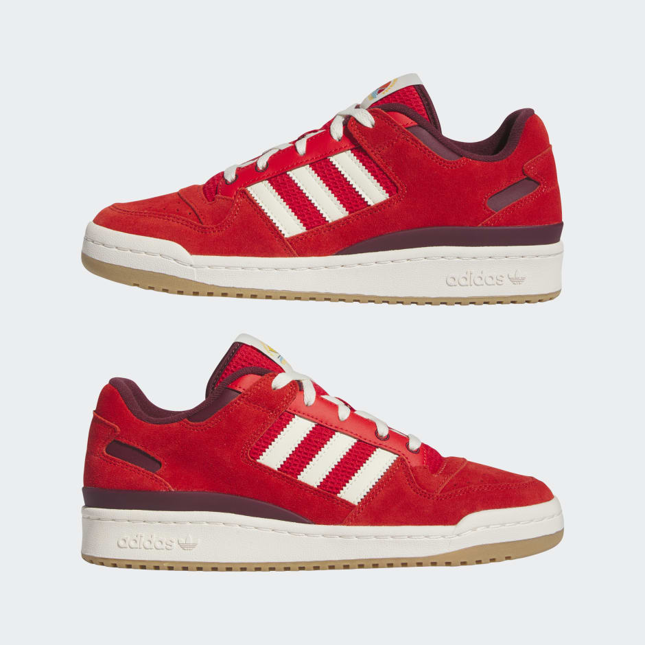adidas Forum Low Shoes - Red | adidas LK