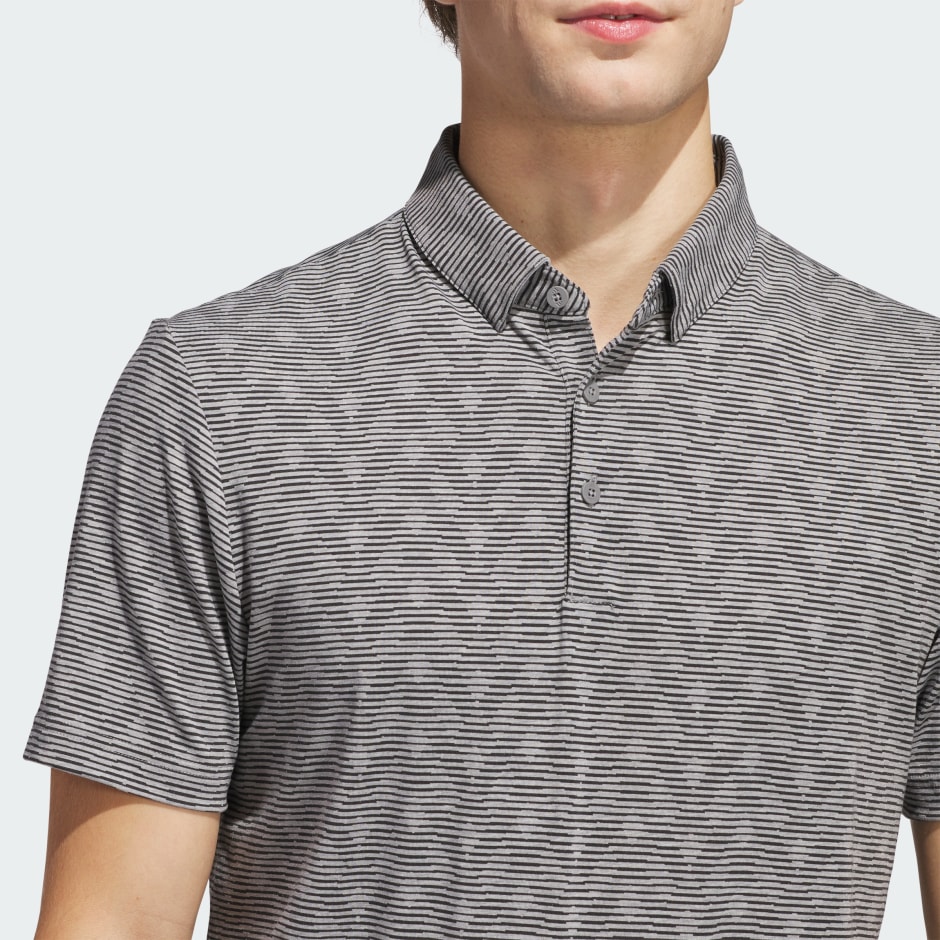 Tricou polo Go-To cu imprimeu &icirc;n dungi