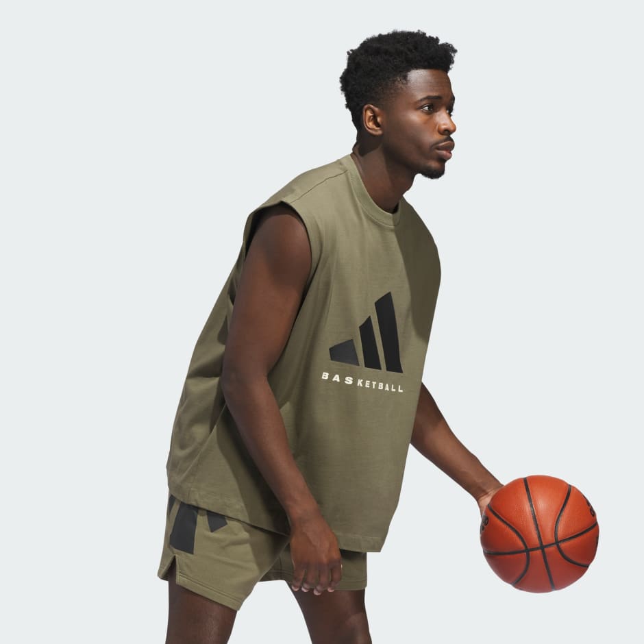 adidas Basketball Sleeveless Tee (Gender Neutral)