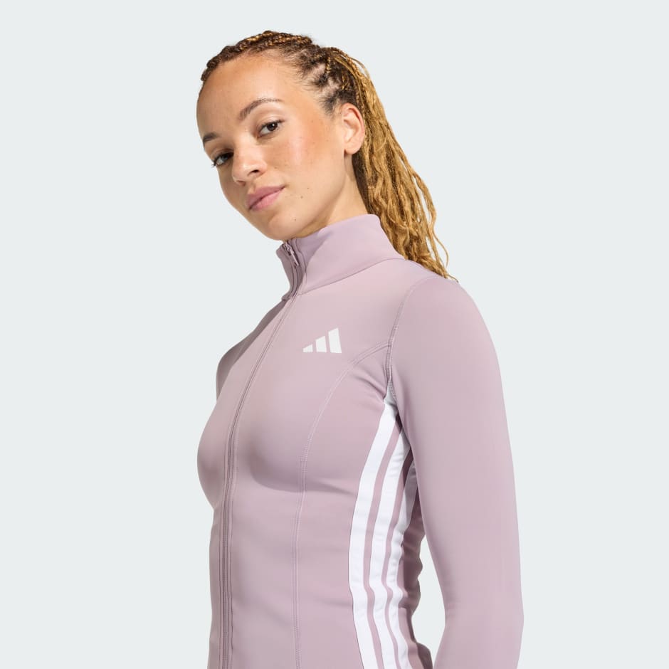 Workout Essentials Zip Through Jacket 3-Stripes