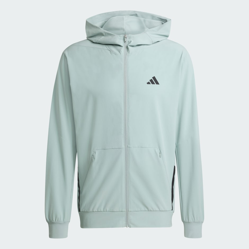 MAJICA S KAPULJAČOM I PATENTNIM ZATVARAČEM CIJELOM DULJINOM D4T WORKOUT