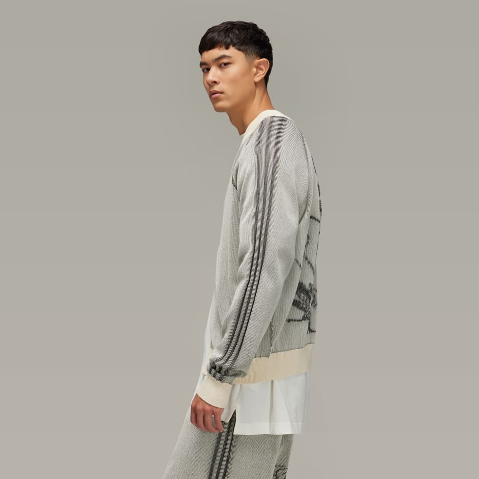 Y-3 Graphic Knit Cardigan