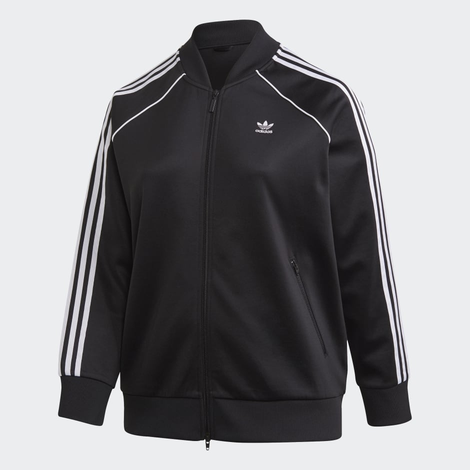 verano Intuición Escarpado Women's Clothing - Primeblue SST Track Top (Plus Size) - Black | adidas  Saudi Arabia