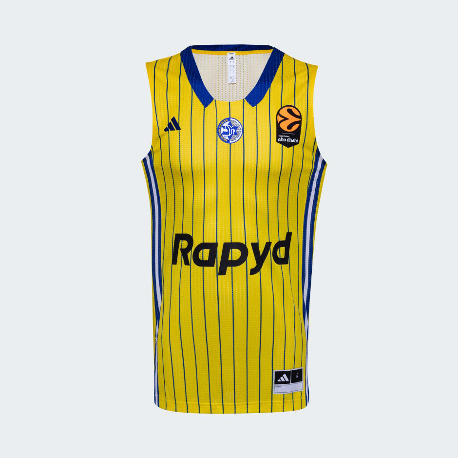 Maccabi Tel Aviv  25/26 home basketball jersey