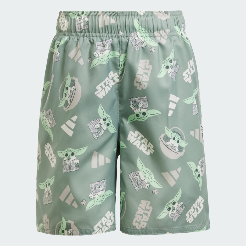 ADIDAS X STAR WARS MANDALORIAN SWIM SHORTS 5 INCH