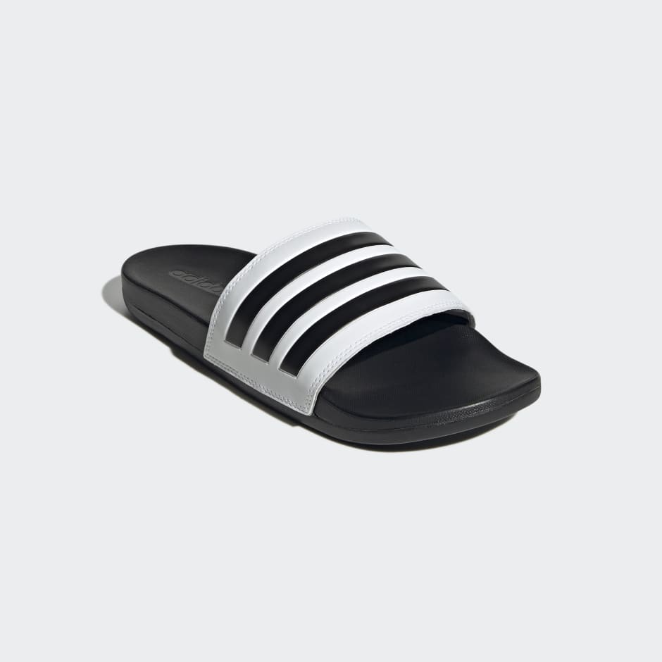 adidas Adilette Comfort Slides - White | adidas UAE