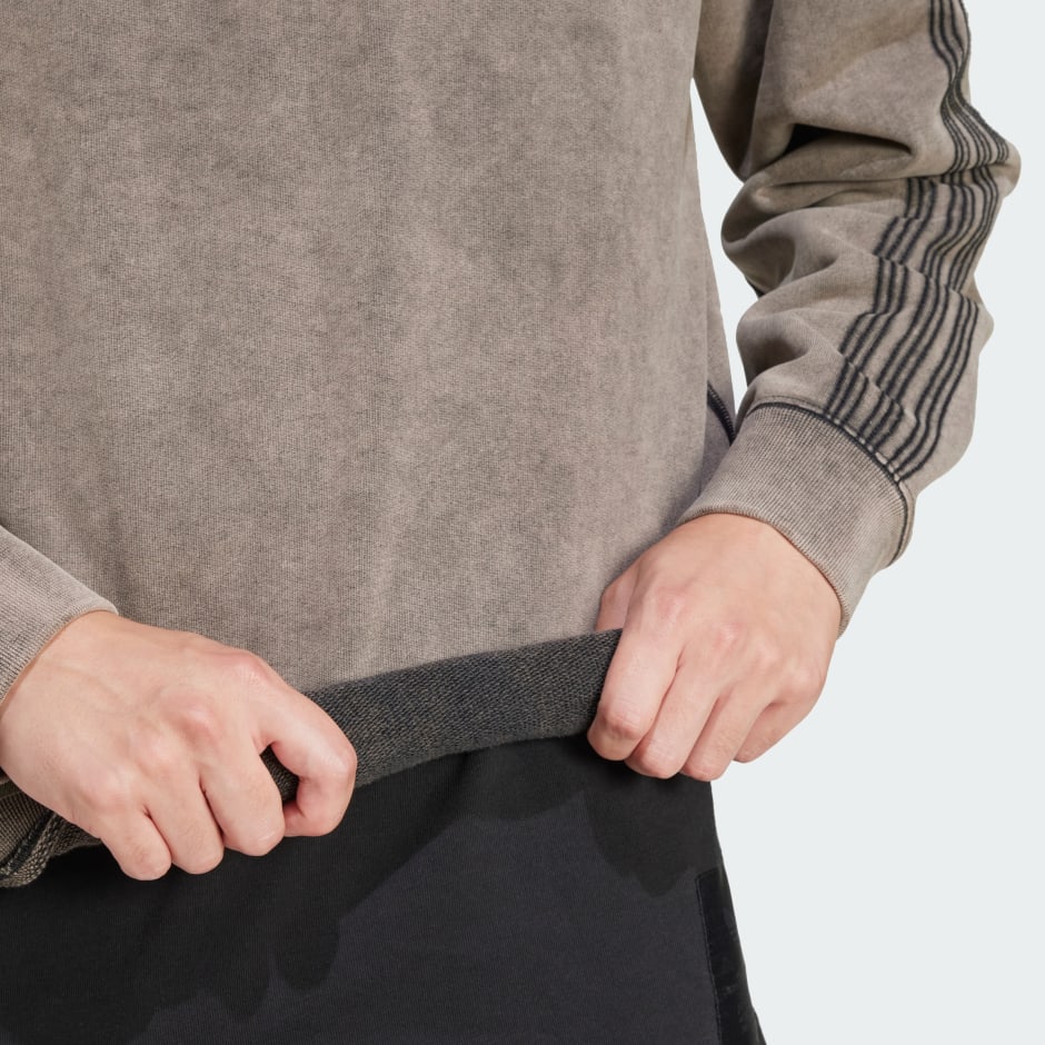 Bluză cu Guler Spălat Rotund Premium Essentials Retro.