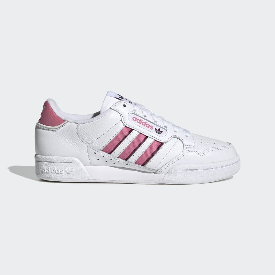 continental 80 stripes shoes cloud white pink