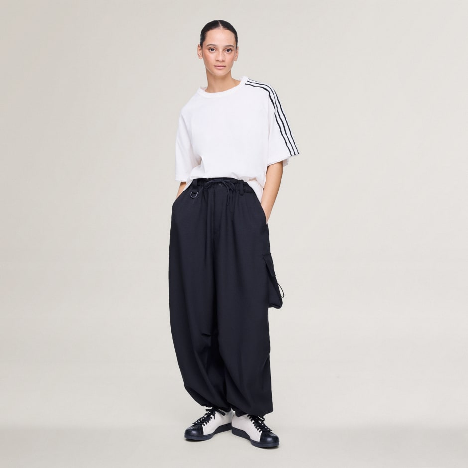 Y-3 RAW EDGE 3 STRIPES SHORT SLEEVE TEE