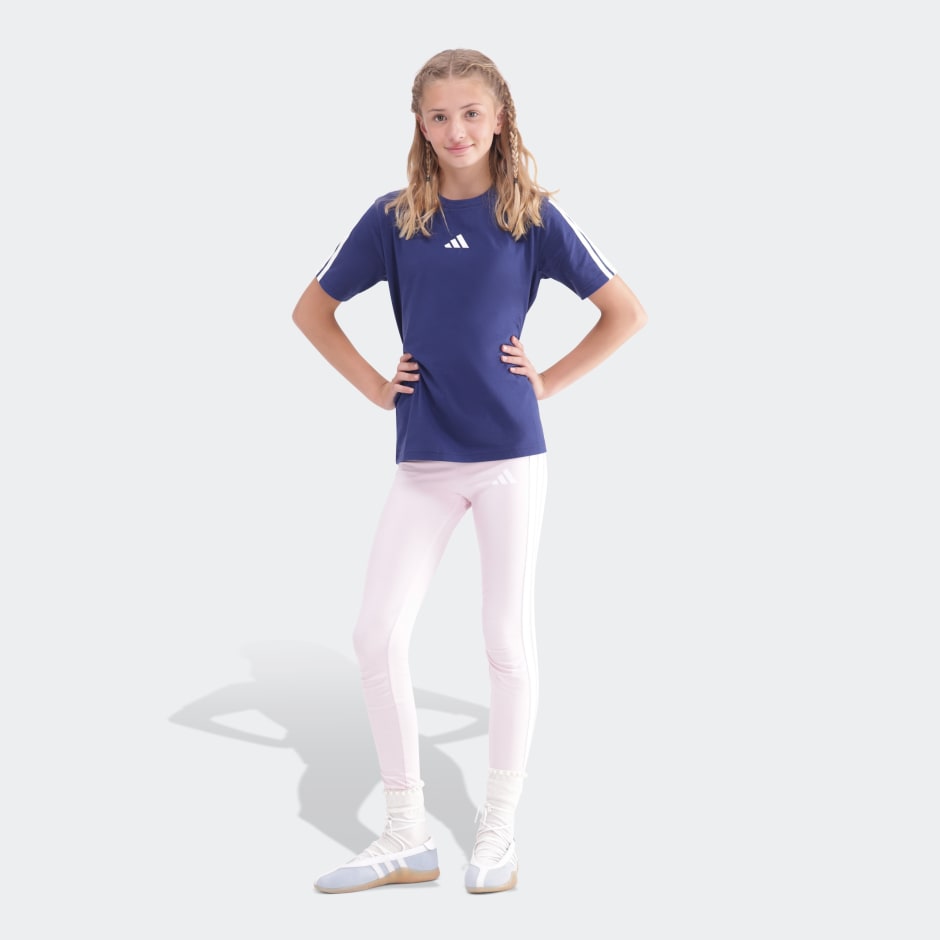 Essentials 3 Stripe Tee Kids