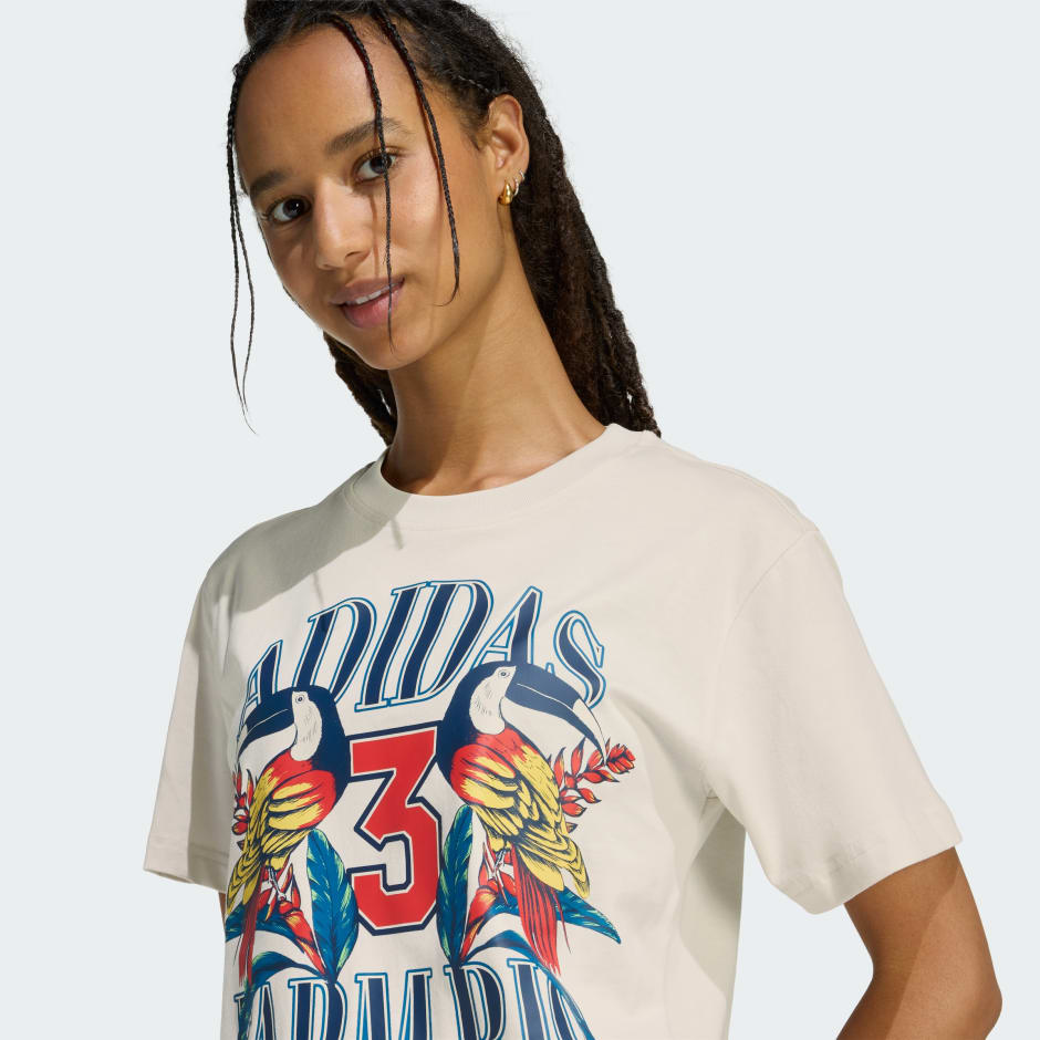 ADIDAS x FARM RIO GRAPHIC T-SHIRT