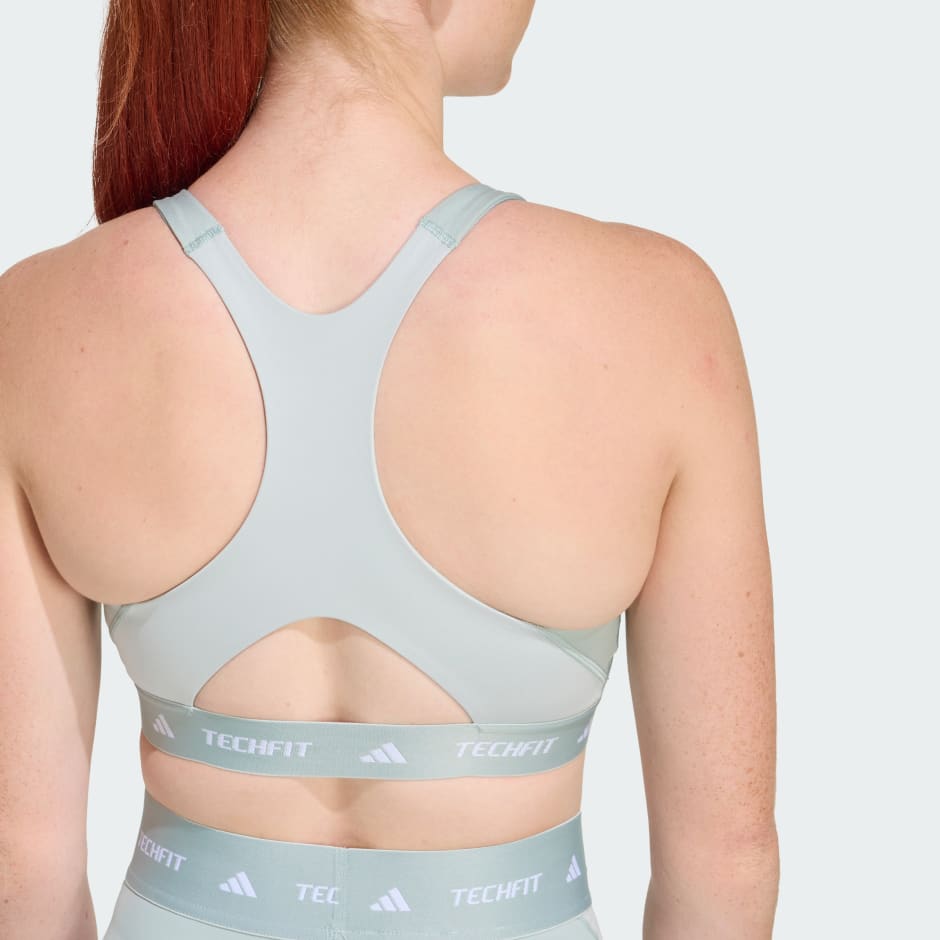 TECHFIT Workout Color Block Medium Support Bra