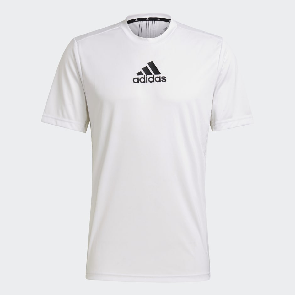 bahía farmacéutico encuentro adidas Designed to Move Sport 3-Stripes Tee - White | adidas KW