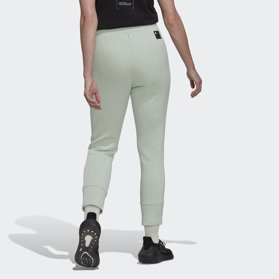 adidas Mission Victory Slim-Fit High-Waist Pants - Green | adidas UAE