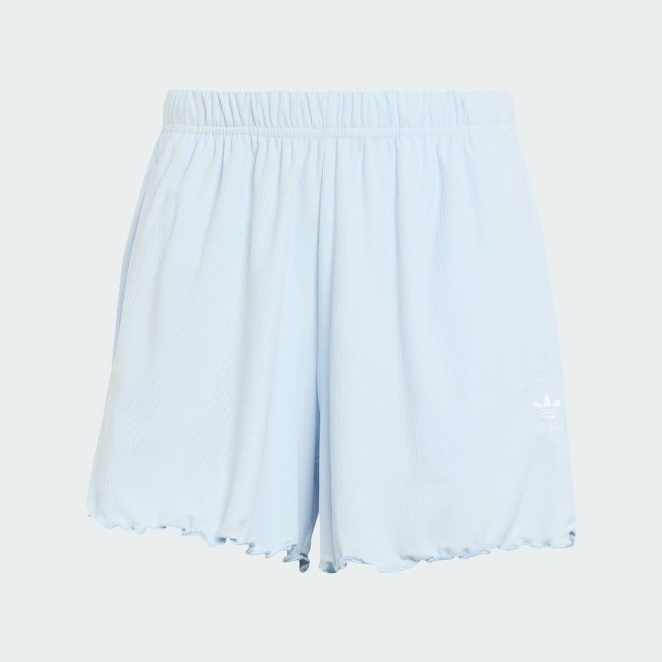 ESSENTIALS SCALLOPED EDGE SHORTS