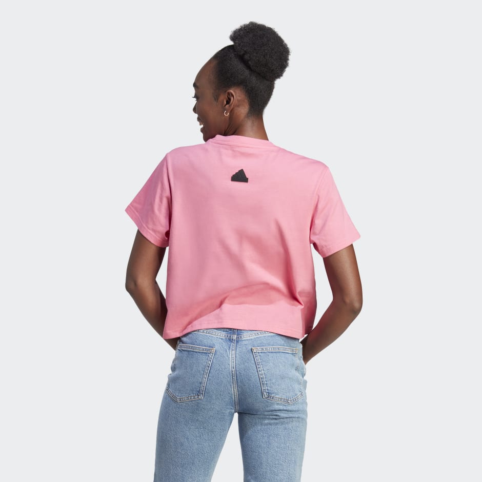 Adidas graphic cropped store tee