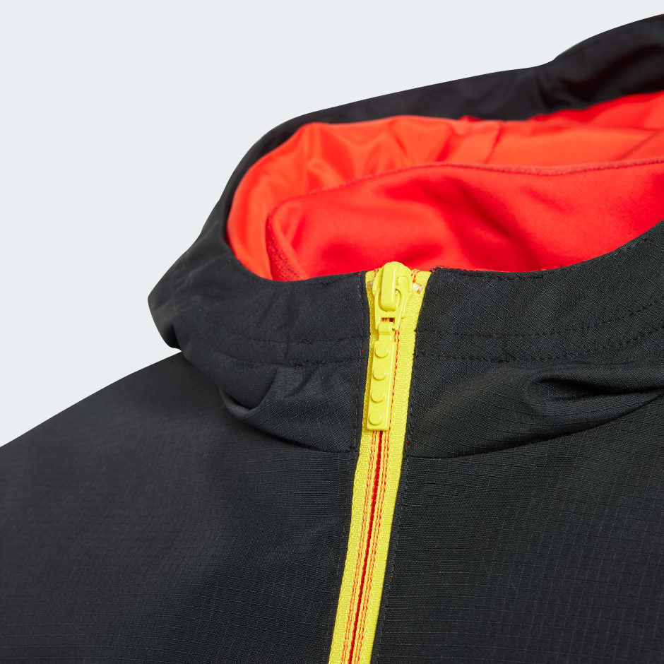 Padded windbreaker outlet jacket