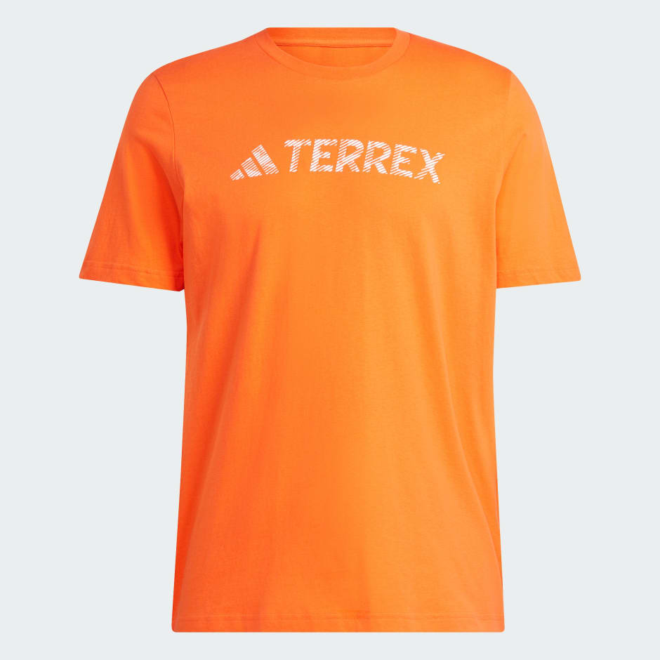 adidas Terrex Classic Logo Tee - Orange | adidas UAE