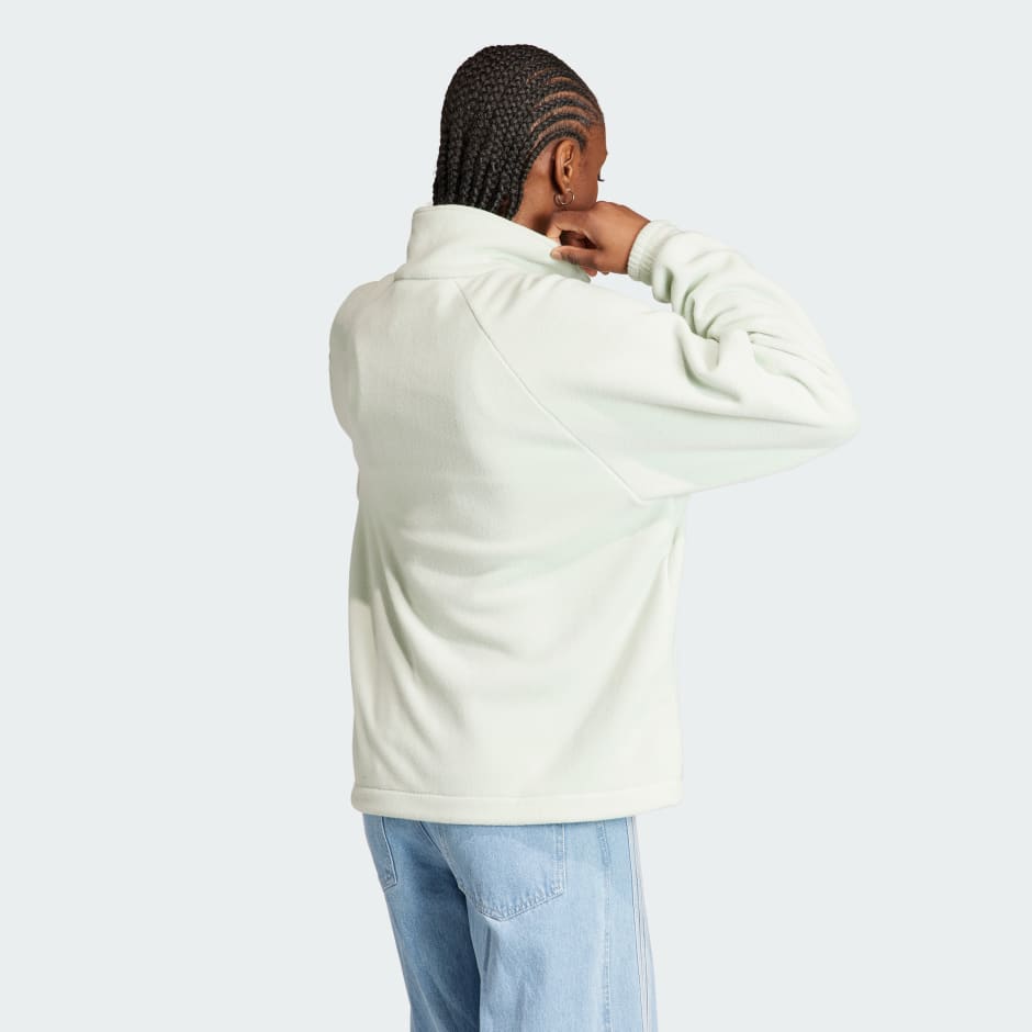 Neutral Court 1/4 Zip Track Top