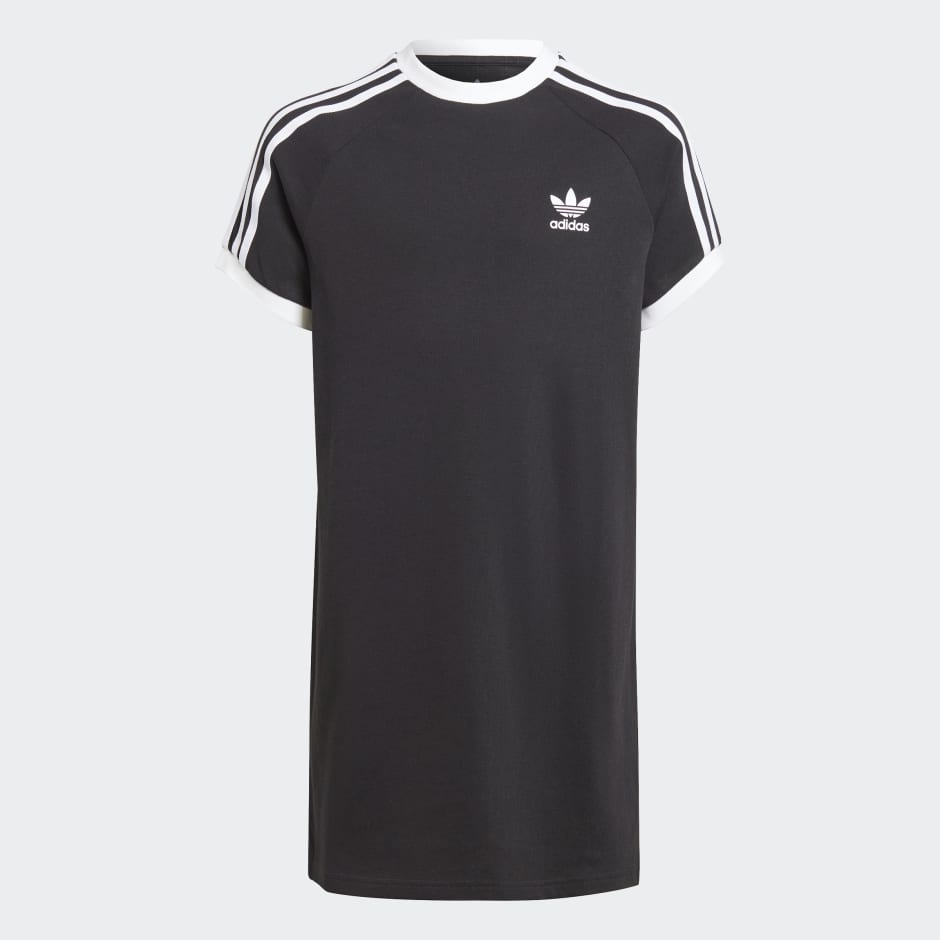 adidas Adicolor Tee Dress - Black | adidas UAE