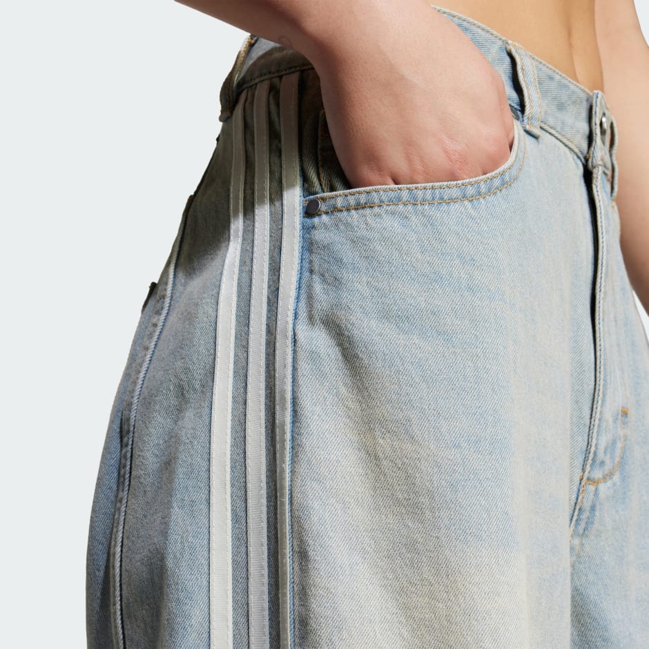 Adilenium Season 3 Banana Fitted Washed Denim Pants