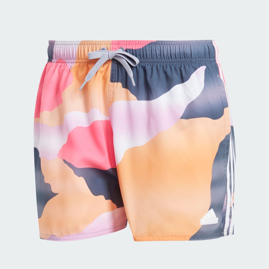 City Escape Camo 3-Stripes Cix Swim Shorts