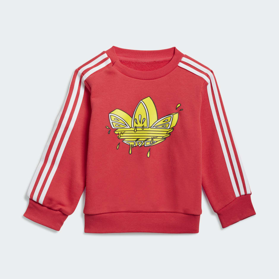 Graphic Trefoil Crew Set image number null