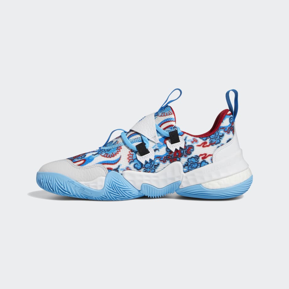 trae young shoes blue