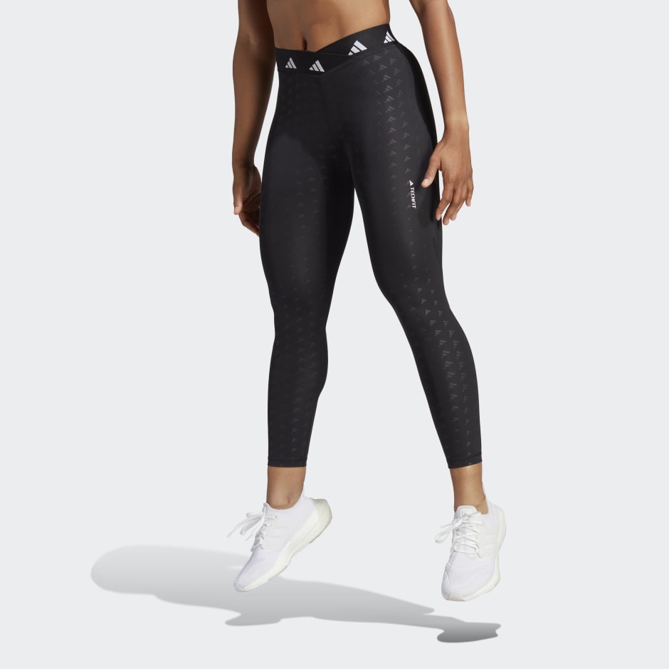 LEGGINGS DE FITNESS MULHER BRAND LOVE PRETO ADIDAS - Decathlon